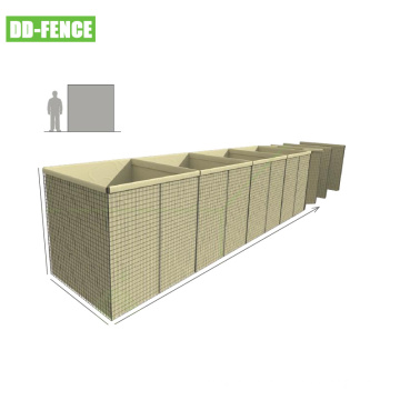 Welded Mesh Gabion Defensive Barrier for Military Defense